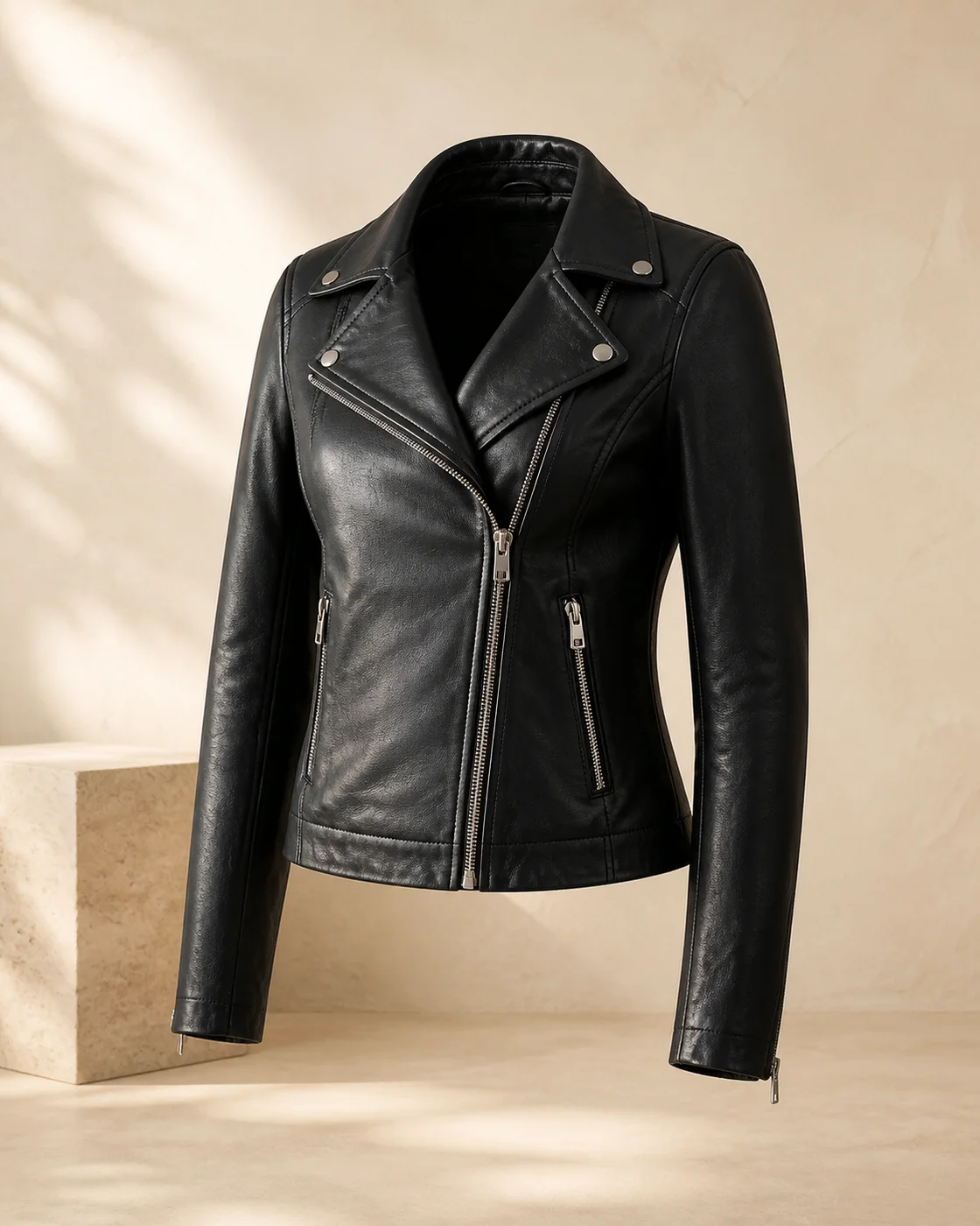 Lederjacke Klassik