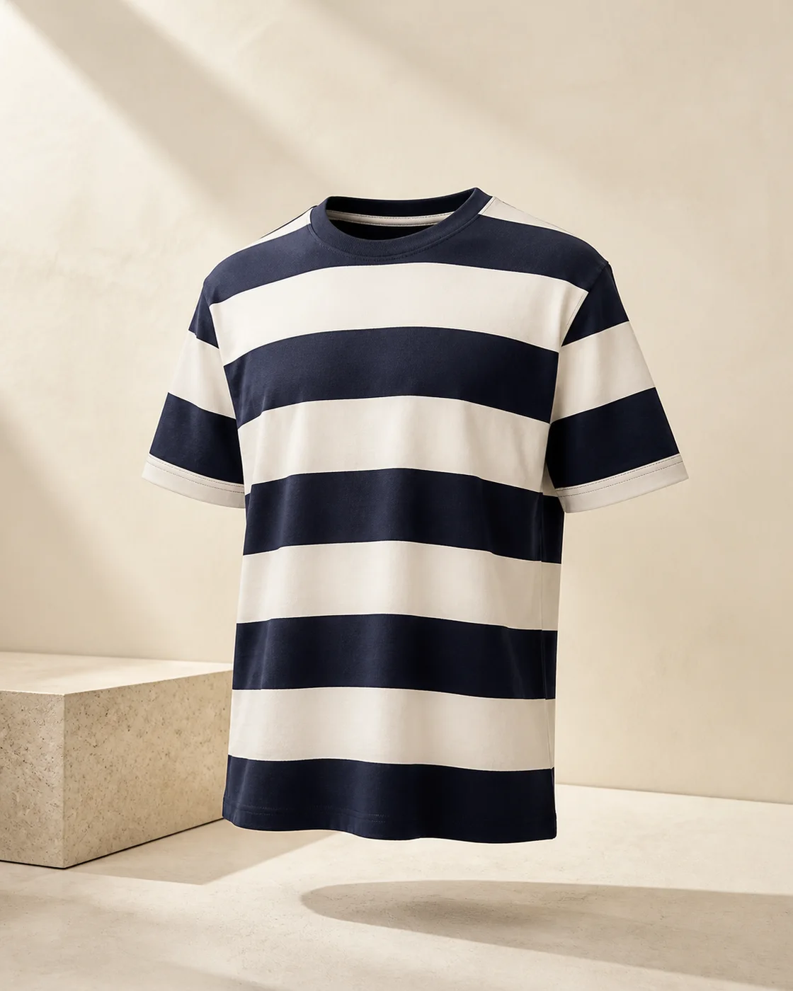 Stripe Tee Navy