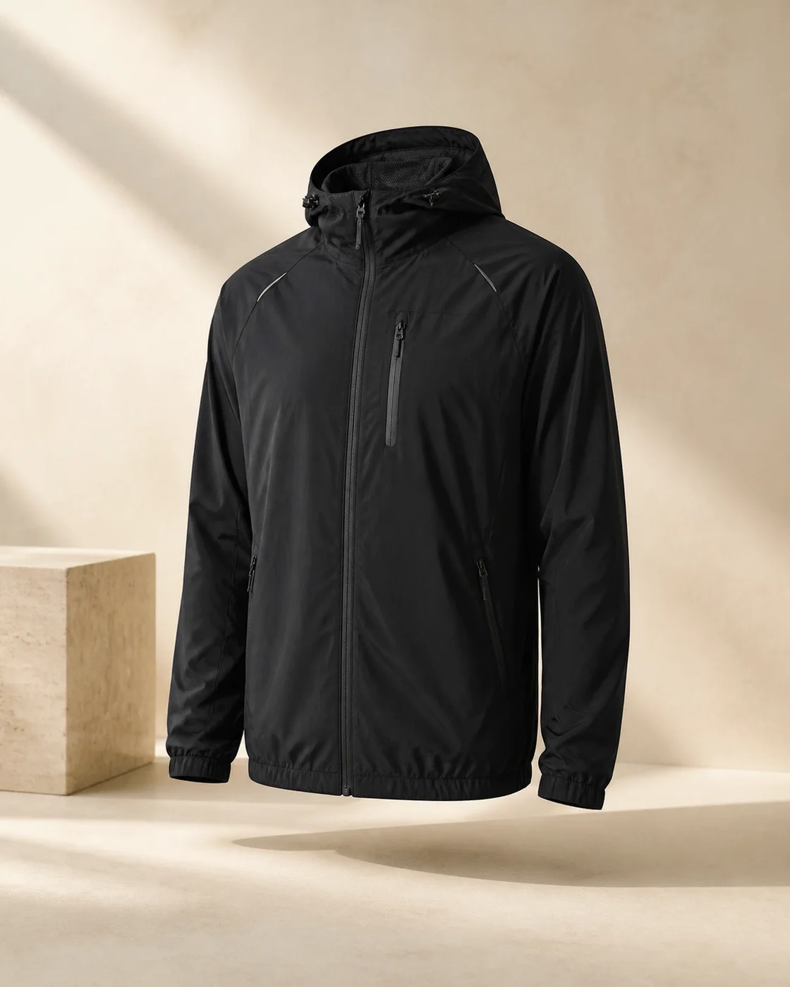 Windbreaker Schwarz